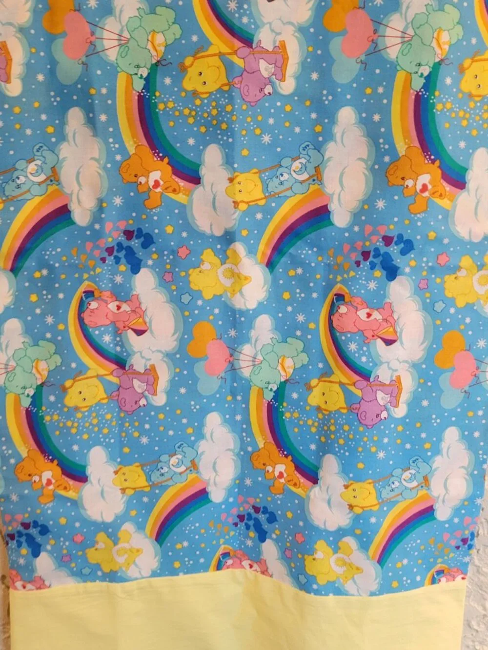 Vintage Carebear Pillowcase - Handmade Pillow Case, Excellent Condition